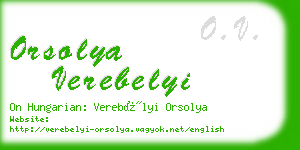 orsolya verebelyi business card